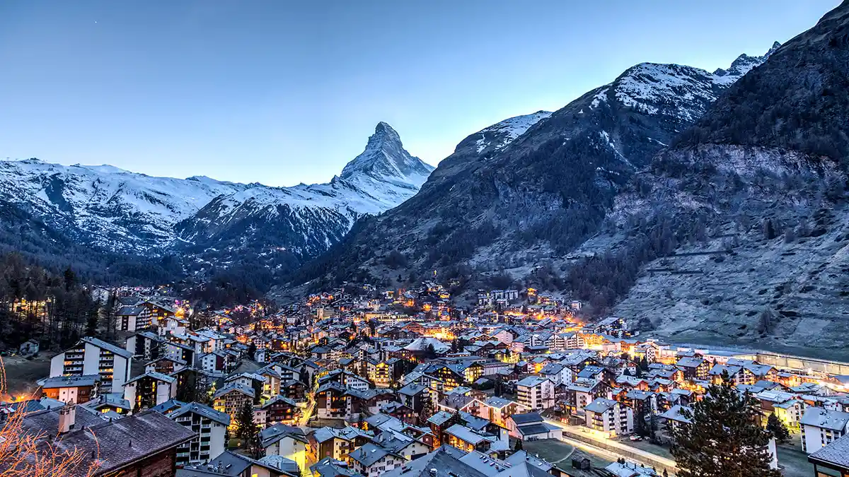 Car-free resort of Zermatt